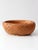 Contemporary Vintage Woven Bamboo Basket Bowl With Rounded Sides For Sale - Image 3 of 14