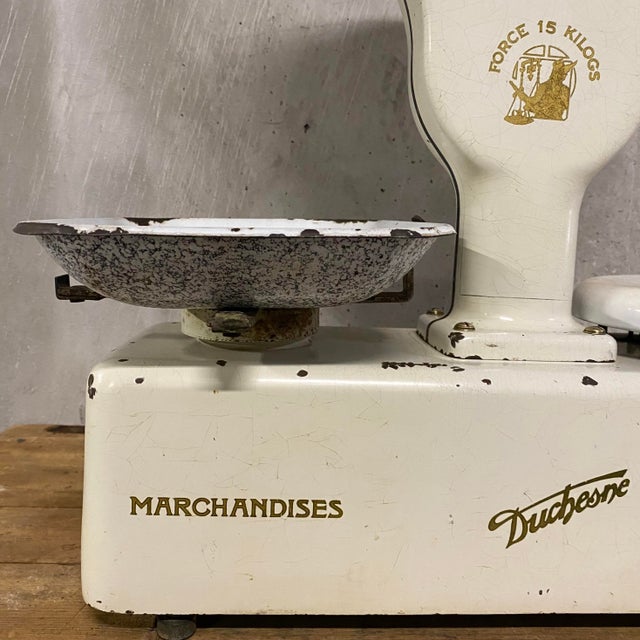 Metal Vintage Metal Scale For Sale - Image 7 of 13