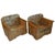 1960s Vintage Wood Primitive Style Armchairs - a Pair For Sale - Image 11 of 11