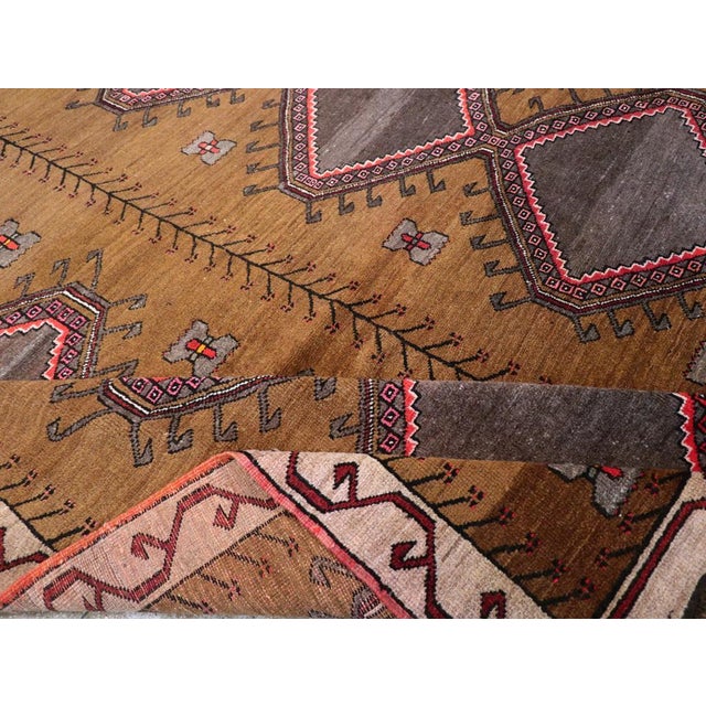 Galerie Shabab Collection Mid-20th Century Turkish Tribal Room Size Carpet For Sale - Image 9 of 10