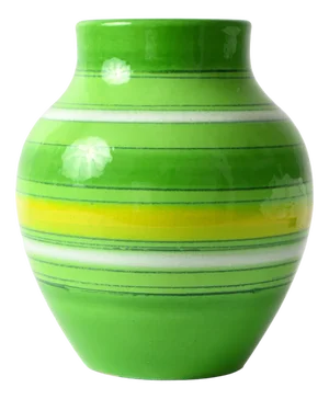 Green Colored Vase by Aldo Londi for Bitossi