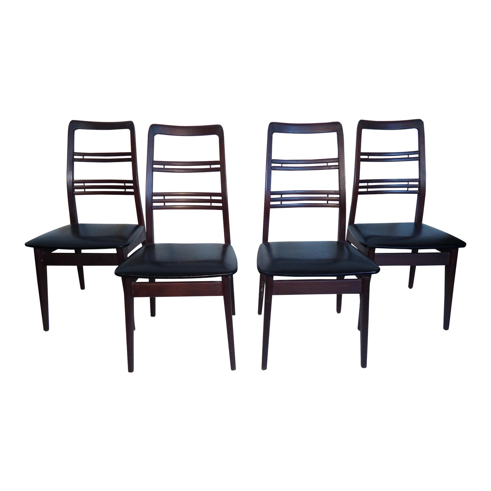 Set of Four Vintage Modern Dining Chairs Chairish