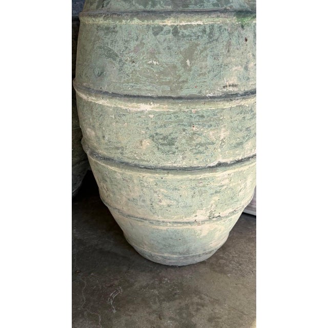 Mediterranean Barrel Olive Jars, Patinated Terracotta For Sale - Image 9 of 13