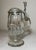 Metal Footed Antique 19th Century Glass Pewter German Figural Lidded Beer Stein Mug For Sale - Image 7 of 12