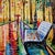 Impressionist Impressionist Original Oil on Canvas Painting #3 For Sale - Image 3 of 9