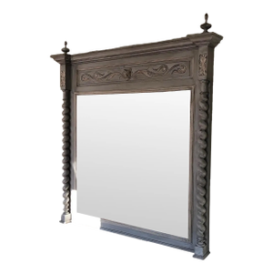 Late 19th Century Renaissance Revival Barley Twist Mirror