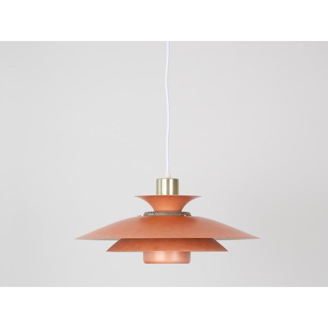 Vintage Danish Capri Pendant Lamp by Kurt Wiborg for Jeka, 1980s For Sale - Image 12 of 12