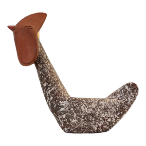 James Lovera Mid-Century Speckled Ceramic Bird Sculpture