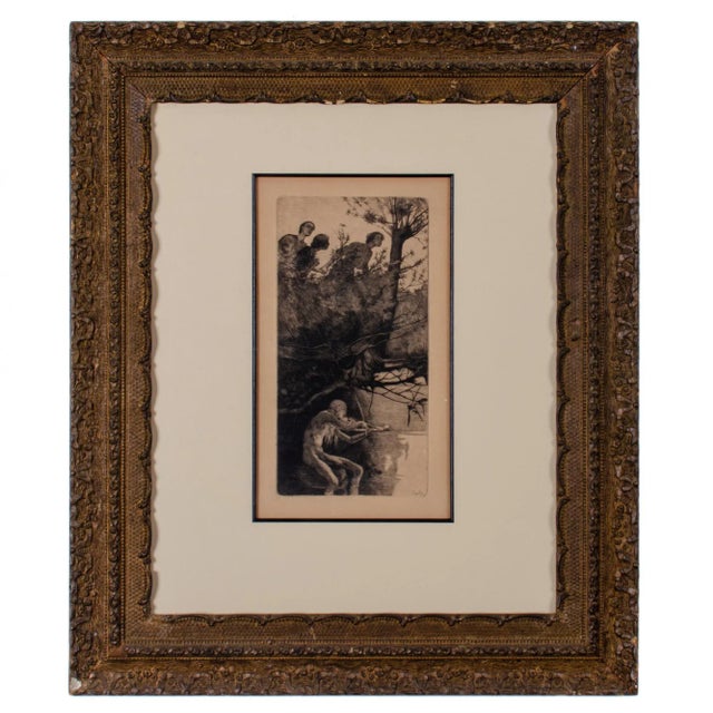 Barbara S. Spitz "Death Personified" Etching For Sale