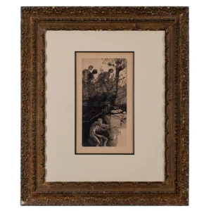 Barbara S. Spitz "Death Personified" Etching