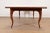 Baker Furniture Italian Provincial Inlaid Cherry Wood Harvest Farm Table, Newly Refinished For Sale - Image 14 of 15
