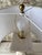 Vintage Greek Column Style Floor Lamp in Textured Plaster Finish For Sale - Image 9 of 11