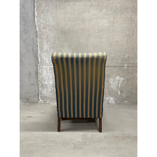 Wood Vintage Open Arm Host/Library Chair For Sale - Image 7 of 12