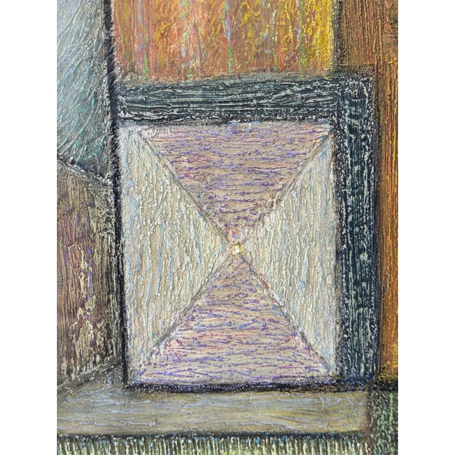 Cubist Abstract Oil on Canvas For Sale In Boston - Image 6 of 12