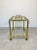 Brass Faux Bamboo Effect & Glass Serving Bar Cart, Italy, 1960s For Sale - Image 8 of 18
