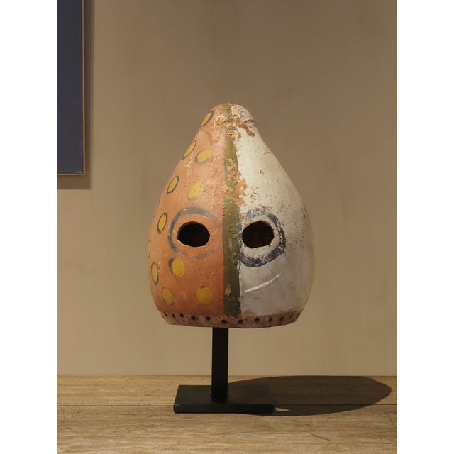 Red Brazilian Bloco da Lama Mask, Paraty, 1980s For Sale - Image 8 of 11