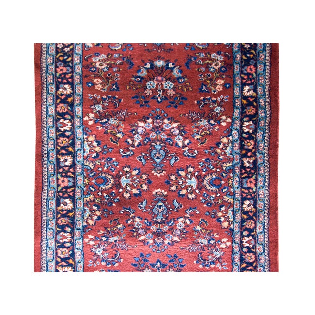 Mid-20th Century Persian Sarouk Runner For Sale - Image 13 of 15