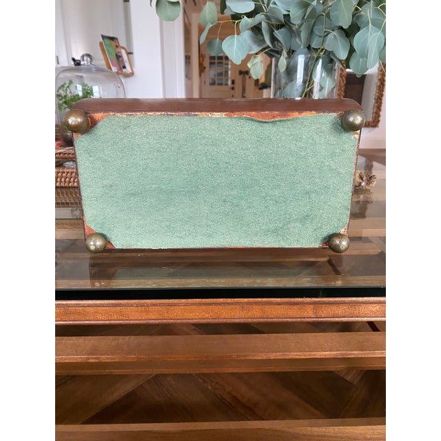 19th Century Mahogany Tea Caddy With Divided Interior For Sale - Image 10 of 14