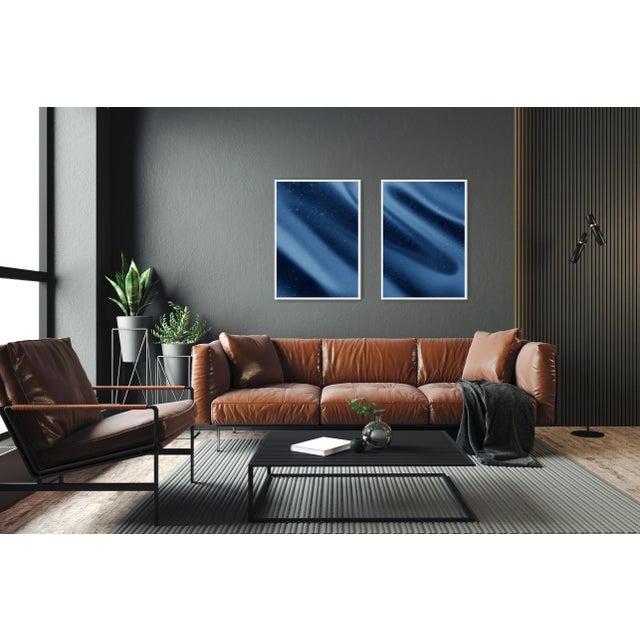 2023, Abstract Shapes, Celestial Diptych of "Space Is the Place", Giclée Print on Paper by Cyd Fontaine For Sale In Miami - Image 6 of 9