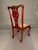 Antique Chippendale Style Mahogany Side Chair Set of 4 With Floral Upholstery, C. 1890 For Sale - Image 4 of 16