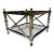 Mastercraft Chrome and Brass End Table For Sale
