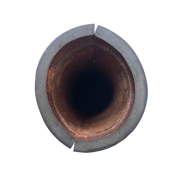 Japanese Shibayama-Style Inlaid Wooden Vase, Figural Scene, Meiji / Taishō Style For Sale - Image 10 of 10