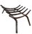 Metal Mid 20th Century Fireplace Grate Log Holder For Sale - Image 7 of 9