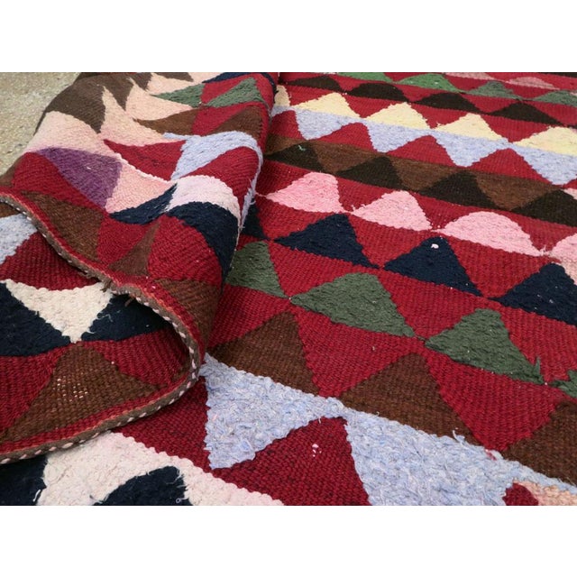 Galerie Shabab Collection Mid-20th Century Persian Flatweave Kilim Rug For Sale - Image 10 of 10