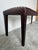 Wood 1980’s Vintage Italian Woven Leather Upholstered Seat Bench by Stone International For Sale - Image 7 of 12