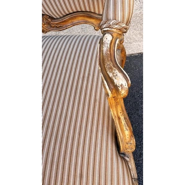 Wood Nice Pair French Style Armchairs or Fauteuils For Sale - Image 7 of 18