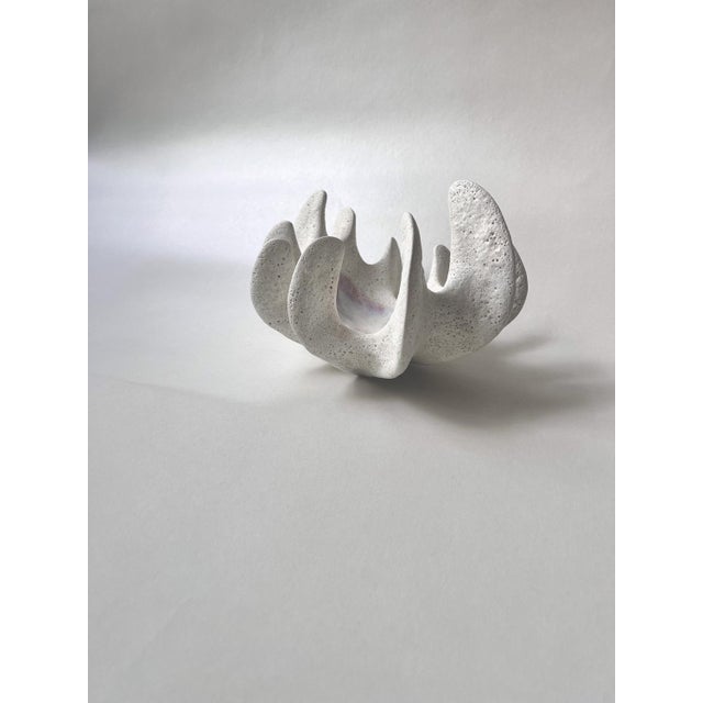 Contemporary Ceramic Coral Bowl by N'atelier For Sale - Image 3 of 16