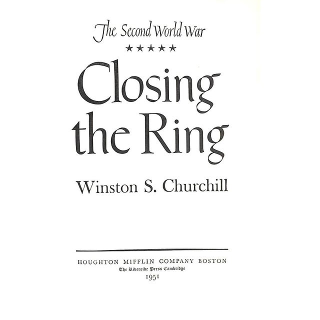 "The Second World War: Volumes I - Vi" 1948 Churchill, Winston S.- Set of 6 For Sale - Image 9 of 12