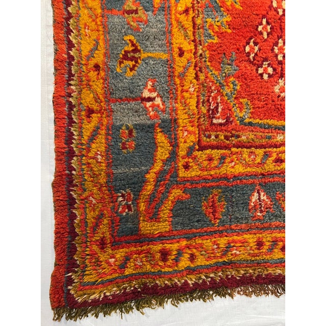 Mediterranean Early 20th Century Turkish Oushak Rug 14'0'' X 8'6'' For Sale - Image 3 of 5