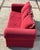 Bordeaux Velvet Sofa with Wicker For Sale - Image 15 of 18
