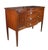 Antique buffet, sideboard or console cabinet. Made of mahogany featuring Sheraton styling with three demilune bowfront...
