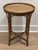 Wood Vintage Palm Beach Style Rattan & Bamboo Side Table For Sale - Image 7 of 17