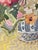Blue Floral Bouquet Painting For Sale - Image 8 of 13