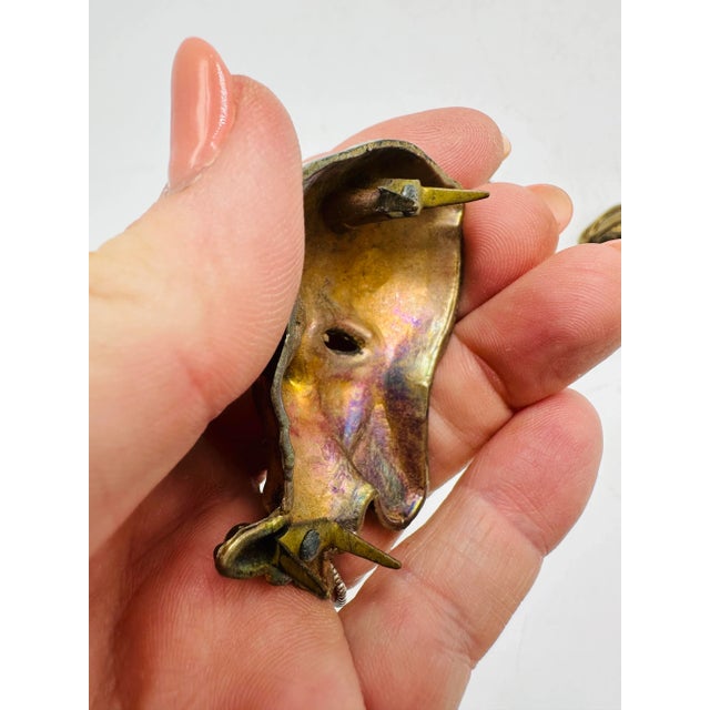 Rustic European Vintage Brass Fragments For Sale - Image 3 of 5