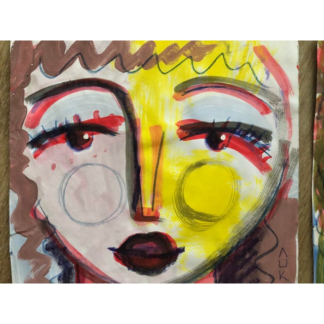 A completely unique and original artwork series on paper. COA included. Unframed. Please contact Chairish regarding...