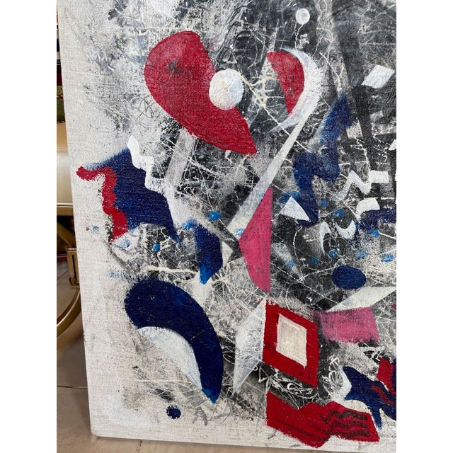 Abstract Expressionism 1990s Giorgio Sferra "Day of the Storm" Painting For Sale - Image 3 of 11
