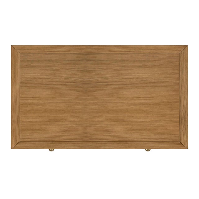 Wood Nora 30 in. W Rectangular Wood 1 Drawer Wide Nightstand with Lower Open Shelf, Light Natural For Sale - Image 7 of 8