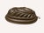 A striking large vintage copper jelly mold featuring a beautifully sculpted fruit and foliate relief in an elegant oval...