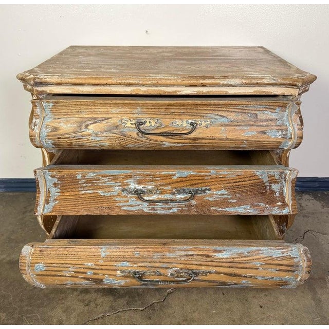 Wood Pair of Louis Xv Style Bombe Chests For Sale - Image 7 of 12