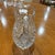 A substantial Waterford crystal water pitcher featuring a classic combination of deep diamond cutting on the lower body...