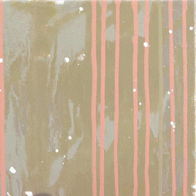 Abstract Showering You With Affection - Abstract Muted Tone Graffiti Mixed Media Painting Original Artwork by Amber Goldhammer For Sale - Image 3 of 9