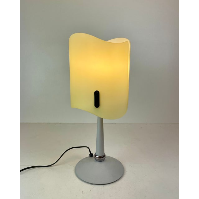 Beige Vintage Italian Opaline Table Lamps, 1990s, Set of 2 For Sale - Image 8 of 18