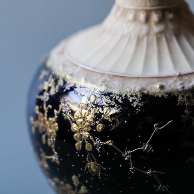 Amphora Art Nouveau Ewer, c.1900, Spider Web & Gilt Floral Design For Sale - Image 12 of 16