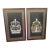 1980s Chinoserie Emperor and Empress Plaques Portraits Set, Framed- a Pair For Sale