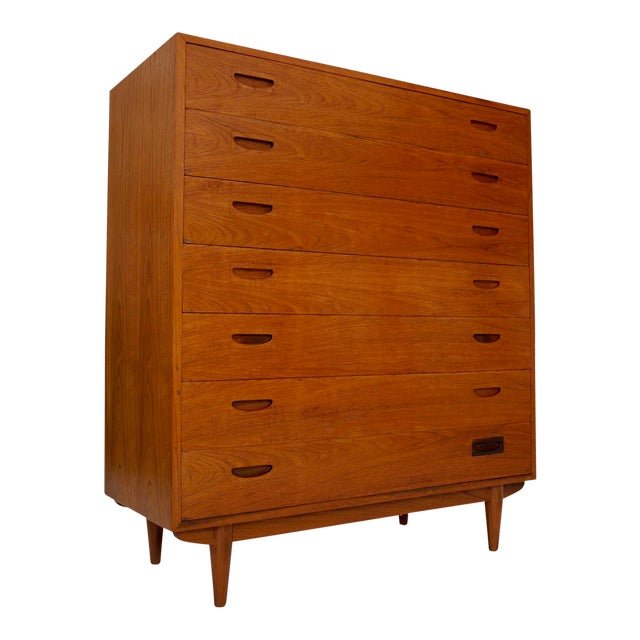 Danish Modern Teak Highboy Dresser Chairish