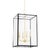 Hudson Valley Lighting Mark D. Sikes Chaselton 4-Light Lantern Pendant, Aged Brass/Darkest Blue For Sale